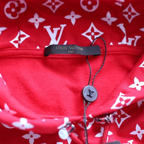 supreme x louis vuitton box logo hoodie tags